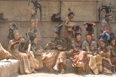 Scene in the Mayan City from Apocalypto