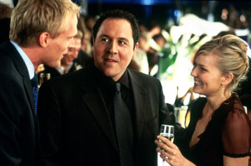 Jon Favreau with the leads 